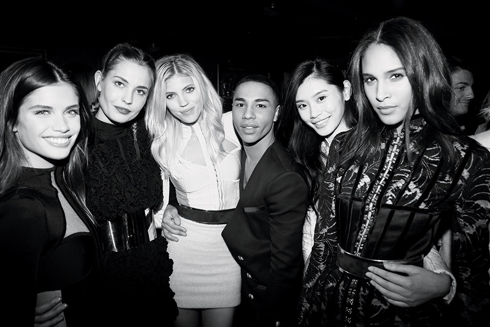 Rousteing’s Instagram is flooded with photos of his Balmain army (Credit: Getty Image)